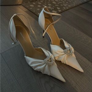 Mach & Mach Satin Pumps